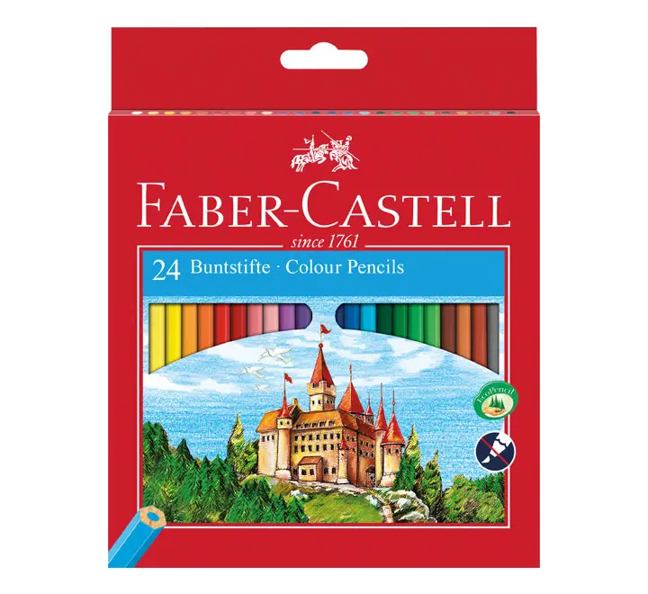 CAJA 24 LAPICES COLORES  FABER-CASTELL HT 120124