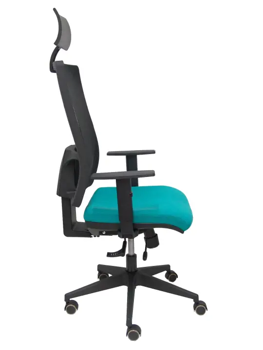 Silla Horna traslack bali verde brazos regulables ruedas parqué y cabecero