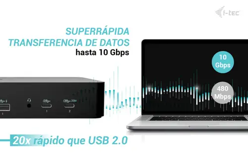 Universal Intelligent Dual Display Docking Station + Power Delivery 100W - Imagen 7