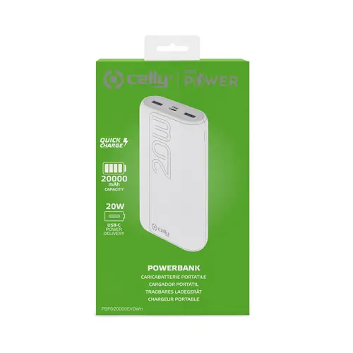 PBPD20000EVOWH batería externa 20000 mAh Blanco - Imagen 3