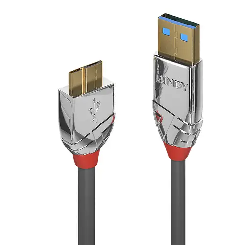 36658 cable USB USB 3.2 Gen 1 (3.1 Gen 1) 2 m USB A Micro-USB B Gris - Imagen 1