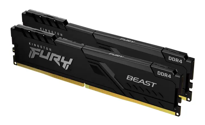FURY Beast 32GB 3200MT/s DDR4 CL16 DIMM (Kit de 2) Black