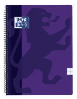 400106963 cuaderno y block 80 hojas Púrpura