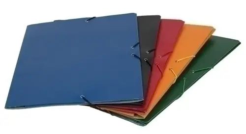 CARPETA CARTON COMPACTO GOFRADO Nº 8.FOLIO GOMA SOLAPA ROJO MARI..