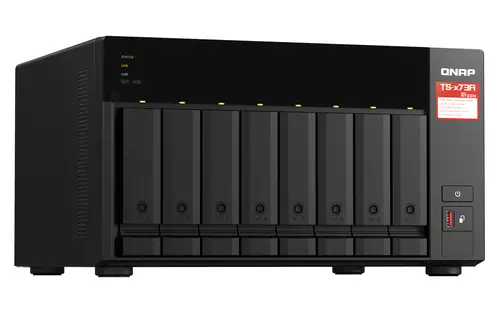 TS-873A NAS Torre Ryzen Embedded V1500B 8 GB DDR4 0 TB QNAP Turbo System Negro - Imagen 4