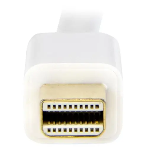 Cable Conversor Mini DisplayPort a HDMI de 2m - Color Blanco - Ultra HD 4K - Imagen 3