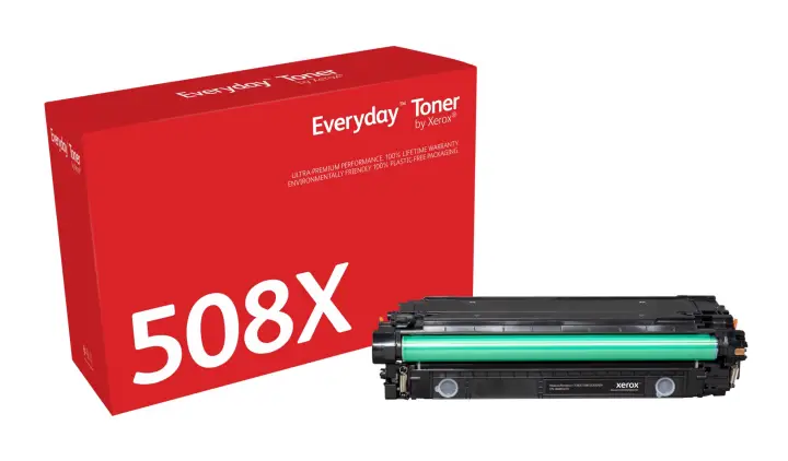 Everyday El tóner Everyday Negro de Xerox es compatible con HP 508X (CF360X), Capacidad alta