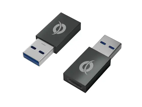 DONN10G cambiador de género para cable USB A USB C Negro - Imagen 1