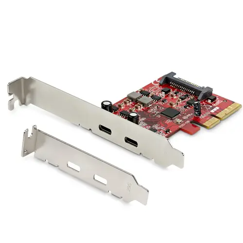 Tarjeta Adaptadora PCI Express de 2 Puertos USB-C 3.2 Gen 2 10Gbps - Imagen 1