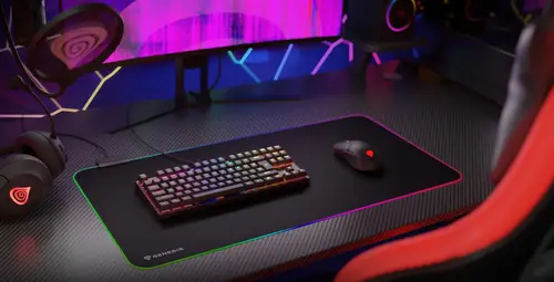 Boron 500 XXL RGB Alfombrilla de ratón para juegos Negro - Imagen 5