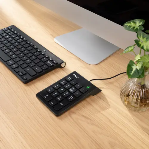 Teclado numérico USB, 19 teclas, Negro - Imagen 3