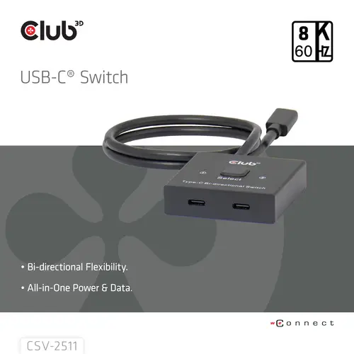 USB-C® Bi-Directional Video + Data + PD Switch - Imagen 4