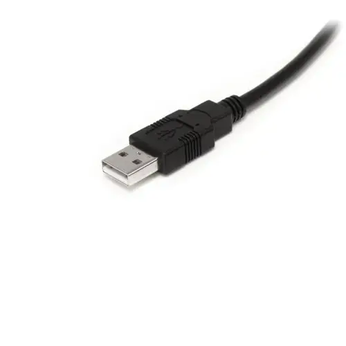 Cable USB Activo de 10m para Impresora - 1x USB A Macho - 1x USB B Macho - Adaptador Negro - Imagen 2