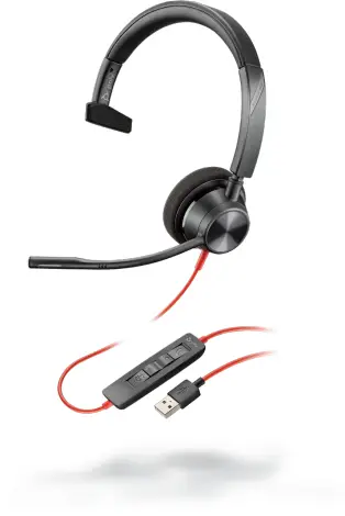 3310 Auriculares Alámbrico Diadema Llamadas/Música USB tipo A Negro