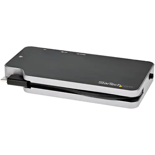 Adaptador Multipuertos USB C - Docking Station USB 3.1 Tipo C a Vídeo HDMI de 4K o VGA - PD Pass-through de 100W - Hub Ladrón USB de 2 Puertos - 10Gbps - Lector MicroSD - GbE - Imagen 2