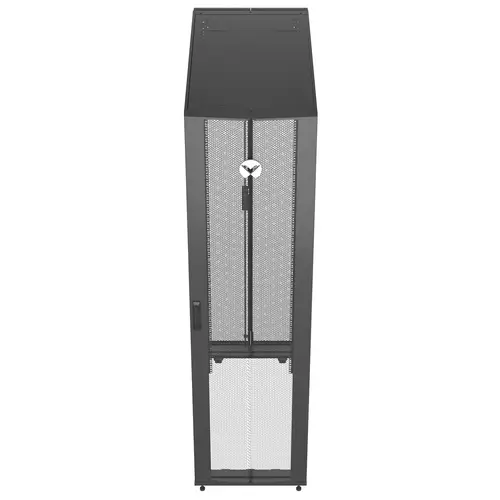 VR3307 armario rack 48U Rack o bastidor independiente Negro, Transparente - Imagen 3