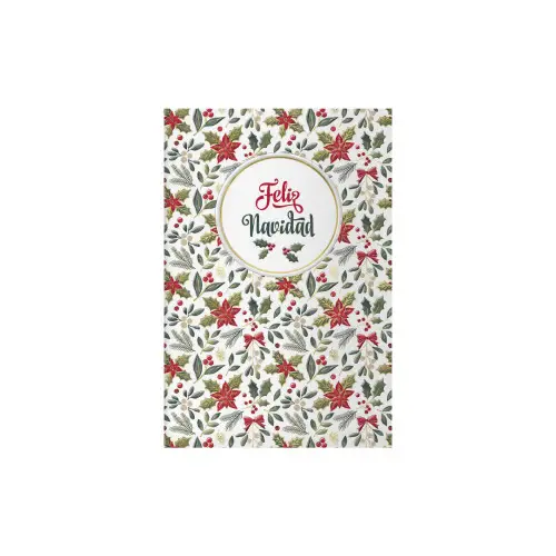 PACK 6 TARJETAS DE FELICITACIÓN NAVIDAD - TAMAÑO 11,5 X 17 CM - MODELO PASCUA DOHE 70001