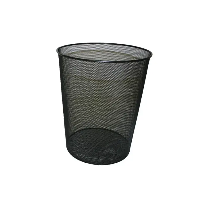 317273 papelera Alrededor Metal Negro