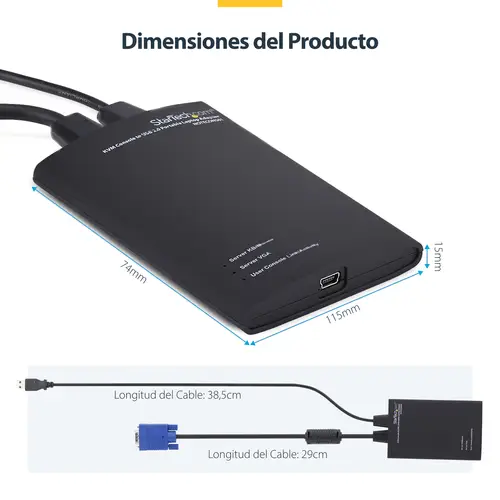Adaptador Crash Cart USB KVM para Ordenador Portátil - Imagen 22