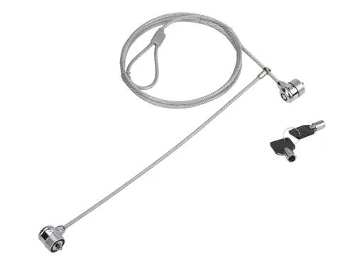 CNBSLOCK15T cable antirrobo Plata 1,5 m - Imagen 1