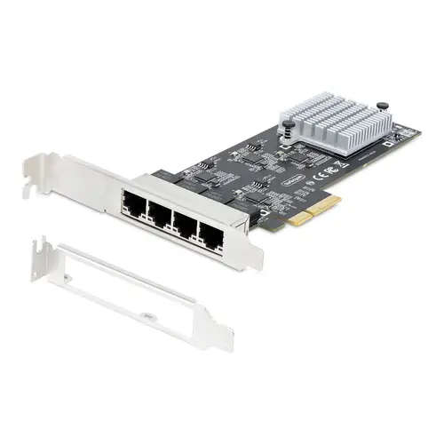 Tarjeta PCI Express de Red Ethernet 4 Puertos NBASE-T 2,5G - NIC I225-V - Tarjeta de Red de 4 Puertos para Ordenador de Sobremesa - Tarjeta PCIe de Red LAN - Imagen 6