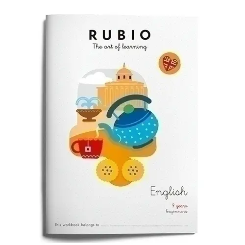 CUADERNO RUBIO A4  ENGLISH BEGINNERS 9 - Pack de 5 unidades