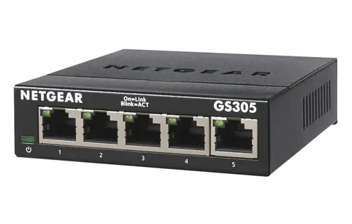 GS305 No administrado L2 Gigabit Ethernet (10/100/1000) Negro - Imagen 2