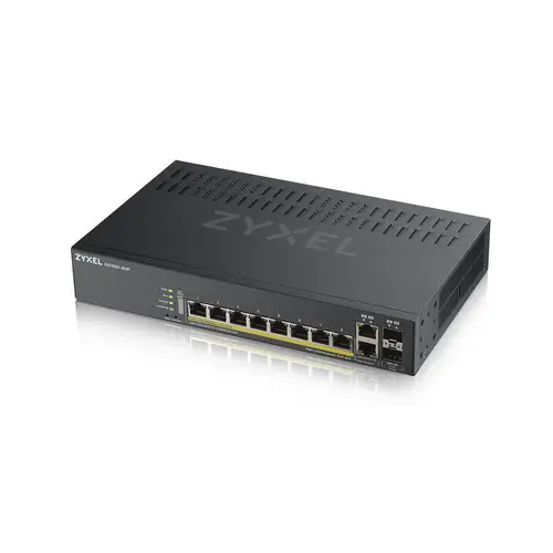 GS1920-8HPV2 Gestionado Gigabit Ethernet (10/100/1000) Energía sobre Ethernet (PoE) Negro - Imagen 4