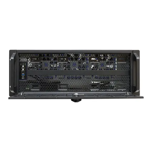 UK4340 Estante Plata, Negro - Imagen 3