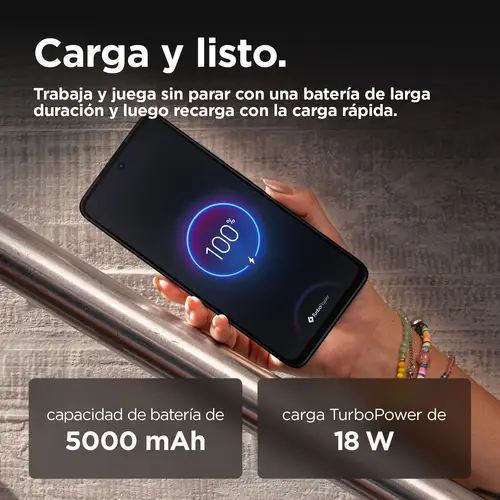 moto g35 5G 17,1 cm (6.72") SIM doble Android 14 USB Tipo C 4 GB 128 GB 5000 mAh Negro - Imagen 9