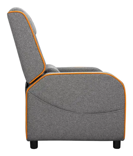 Ranger One Butaca para jugar Asiento acolchado tapizado Gris, Naranja - Imagen 3