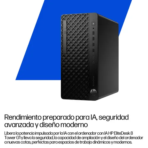 EliteDesk 8 Tower G1i Desktop AI PC Intel Core Ultra 7 265 16 GB DDR5-SDRAM 512 GB SSD Windows 11 Pro Torre - Imagen 3