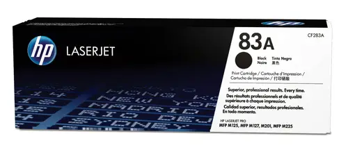 Cartucho de tóner original LaserJet 83A negro - Imagen 1