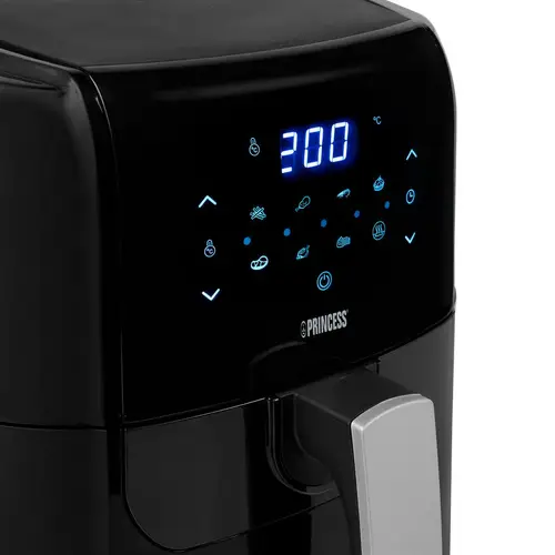 01.183029.01.650 freidora Sencillo 5,5 L Independiente 1400 W Freidora de aire caliente Negro - Imagen 3