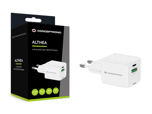 ALTHEA15W cargador de dispositivo móvil Universal Blanco Corriente alterna Carga rápida Interior - Imagen 4