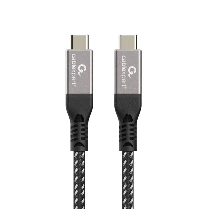 CCBP-USB4-CMCM240-1.5M cable USB USB4 Gen 3x2 1,5 m USB C Negro, Plata