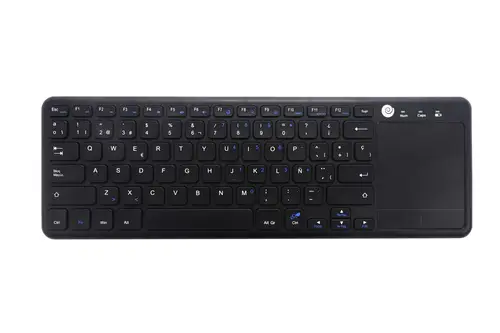 CoolTouch teclado Universal RF inalámbrico QWERTY Español Negro - Imagen 1