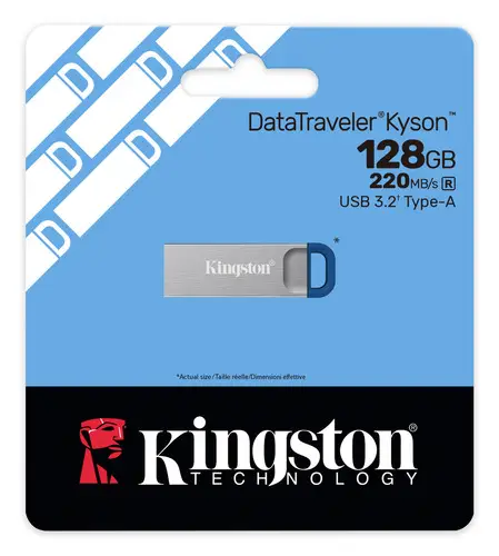 DataTraveler 128GB ® Kyson, USB 3.2 Gen 1 metálico, 220 MB/s - Imagen 4