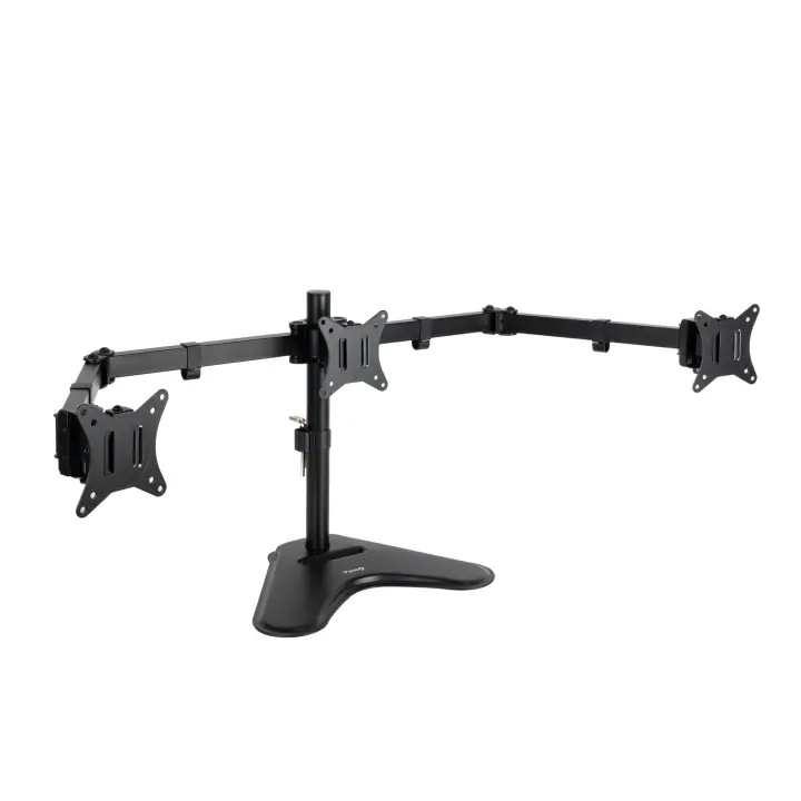 Soporte de Mesa para 3 Pantallas 17"-27", Negro