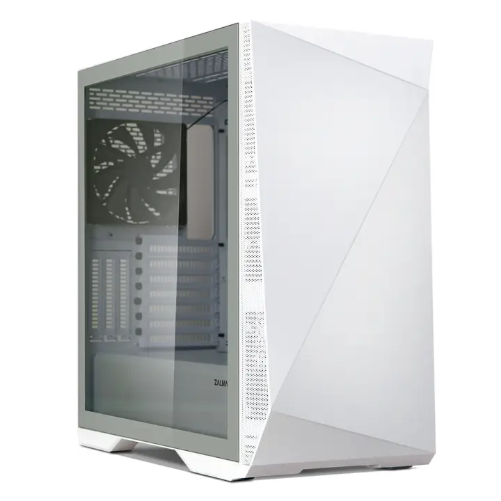 Z9 Iceberg ATX Mid Tower PC Case, White fan Midi Tower Blanco