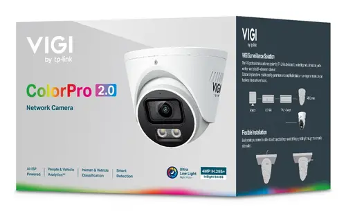 VIGI InSight S445S(2.8mm) Almohadilla Cámara de seguridad IP Exterior 2688 x 1520 Pixeles Techo/pared - Imagen 5