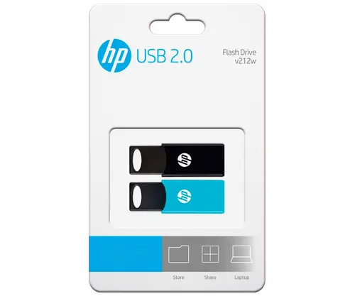 v212w unidad flash USB 64 GB USB tipo A 2.0 Negro, Azul - Imagen 1