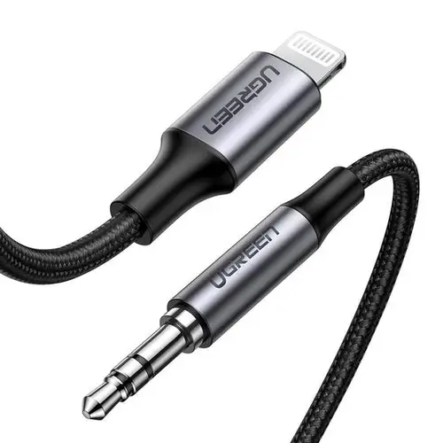 70509 cable de teléfono móvil Plata 1 m 3,5mm Lightning - Imagen 1