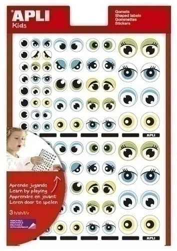 GOMETS APLI (13854) Bl.3h OJOS AZULES - Pack de 5 unidades
