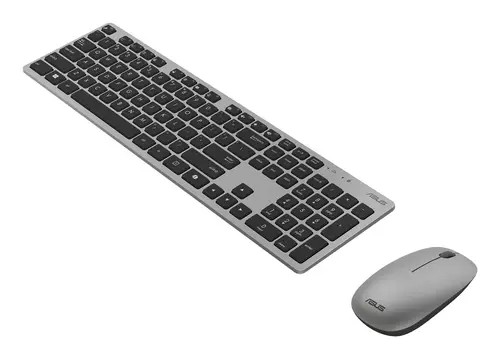 W5000 Wireless Keyboard and Mouse Set teclado Ratón incluido Oficina RF inalámbrico QWERTY Español Negro, Gris - Imagen 2