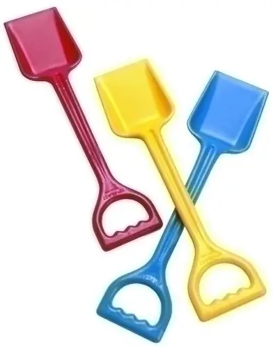 PALA REFORZADA COLORES SURT. 40 CM