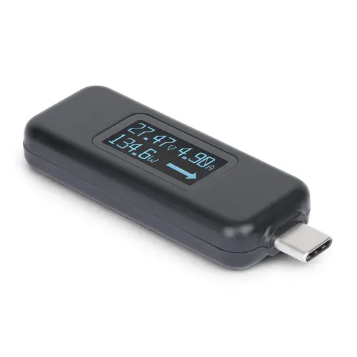 USBC-PWRTESTER comprobador de suministro de energía Negro - Imagen 2