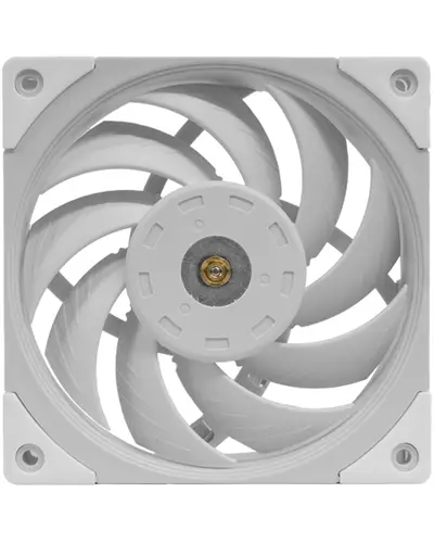 MF-NC, Ventilador PC PWM 120mm, Rodamiento FDB de Cobre Hiperbalanceado, Ventilador Silencioso con Diseño de Aspas Híbridas, Ventilador Ordenador Profesional, Blanco - Imagen 1