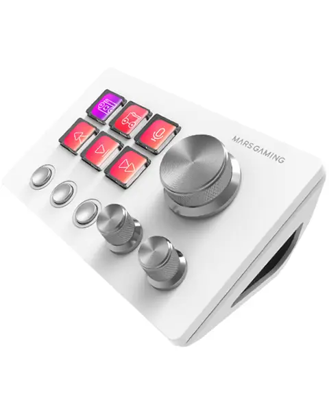 MSD-TWO, Control Deck Compacto, 6 Teclas LCD Personalizables + 3 ..
