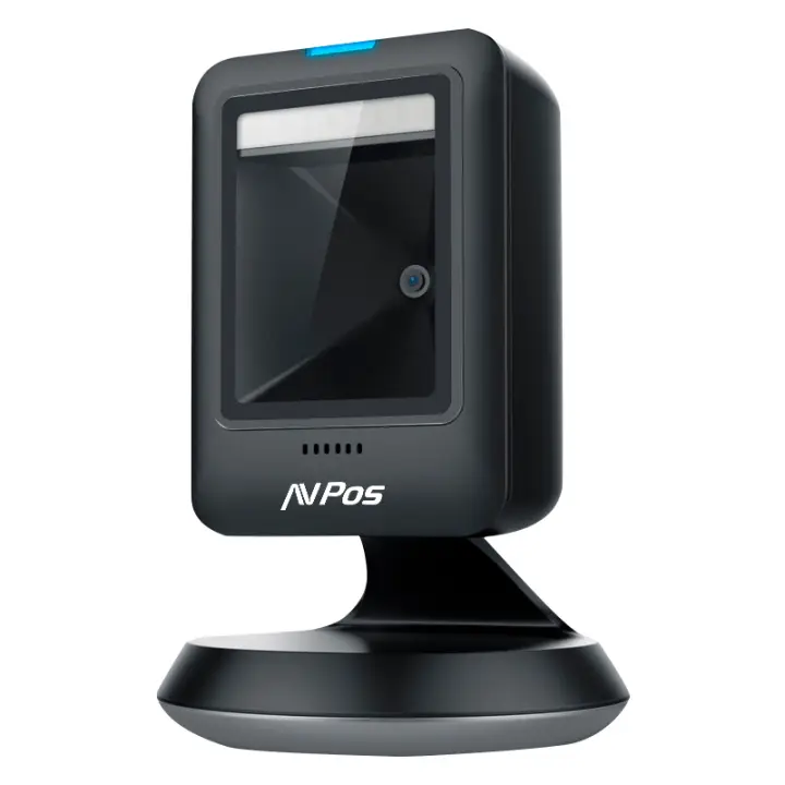 AVP-630-2D lector de código de barras Lector de códigos de barras fijo 1D/2D CMOS Negro